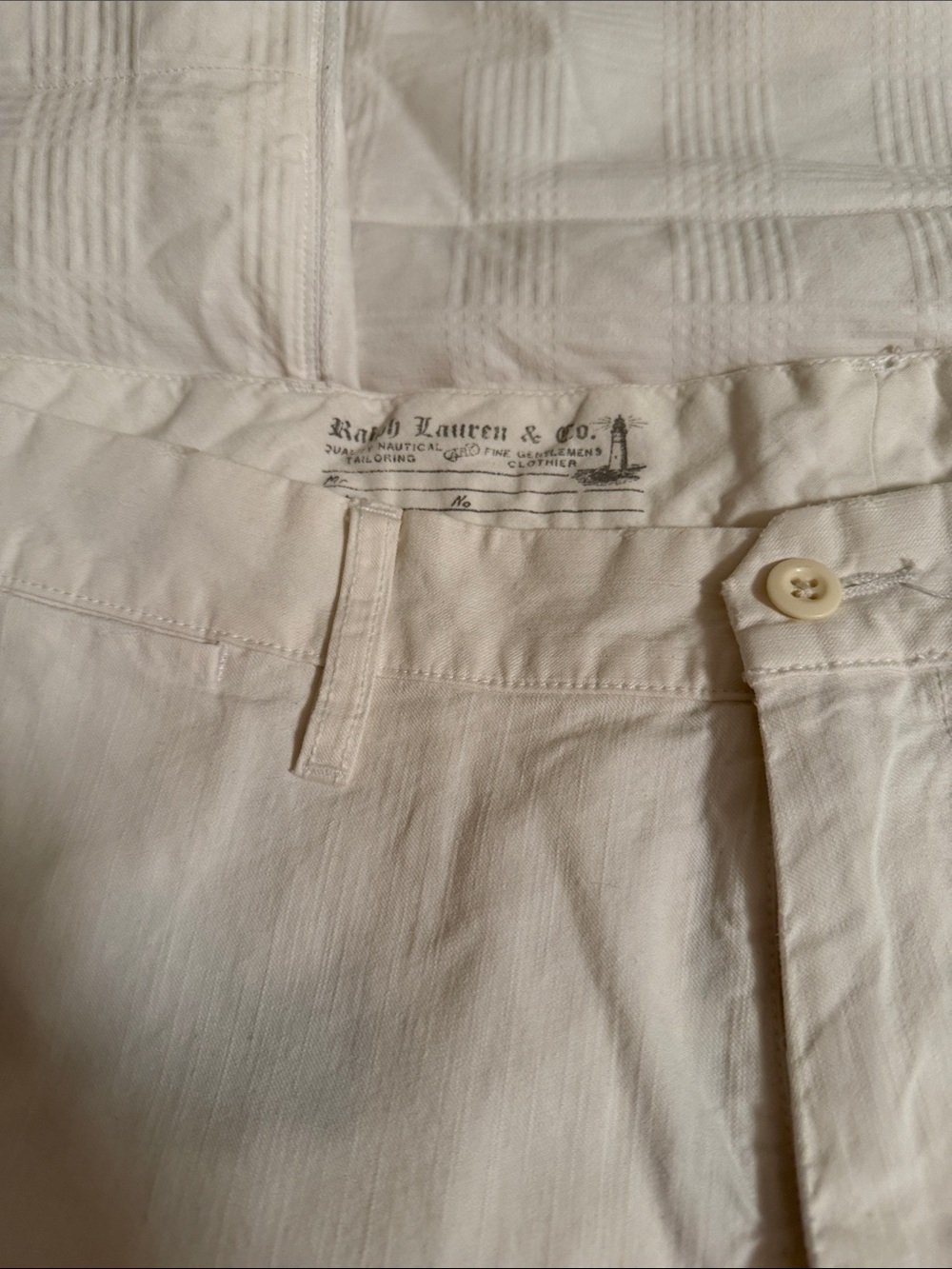 Ralph Lauren Slim Men's Jeans in Off-White/Cream